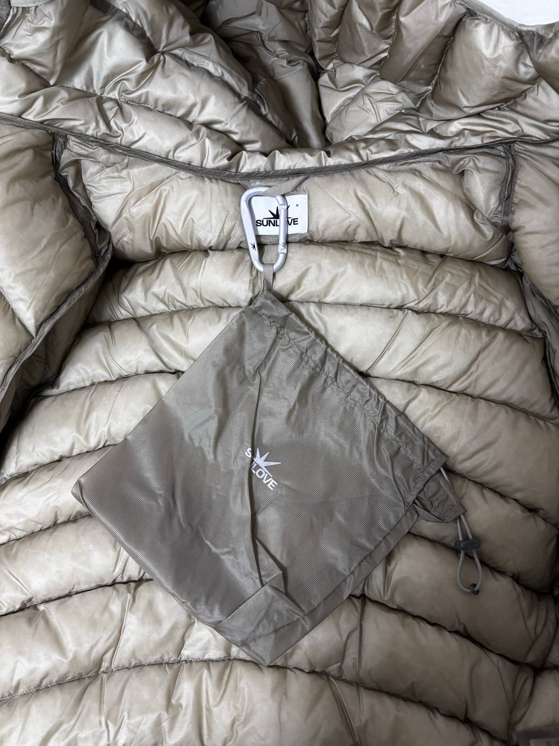 선러브 경량패딩 m 상품이미지5