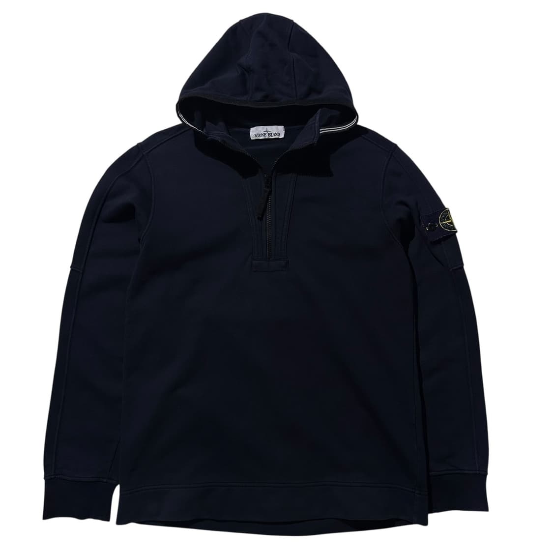 스톤아일랜드 하프집업 아노락 후드 네이비 상품이미지1