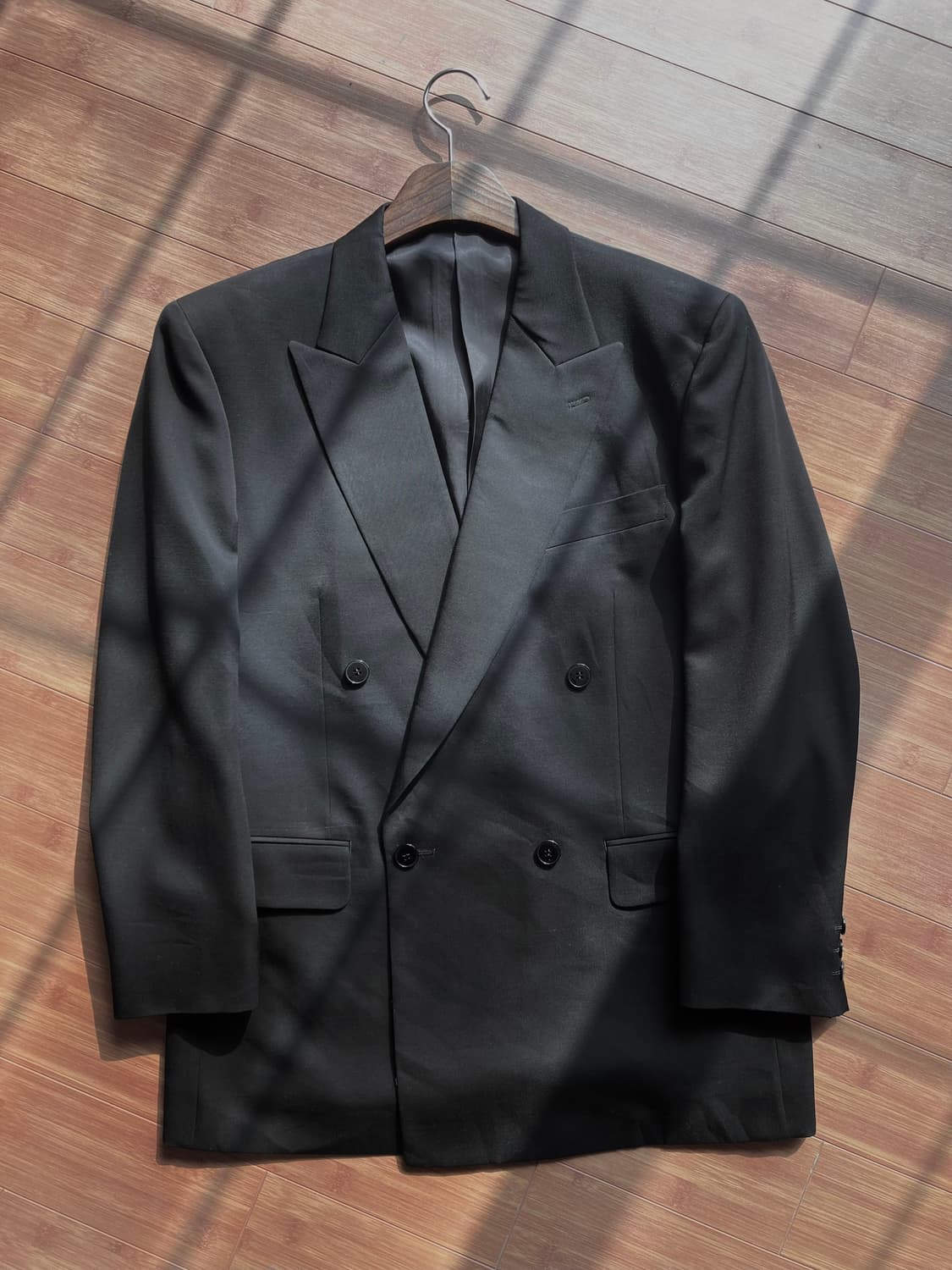 더블 브레스티드 피크드 자켓 상품이미지2