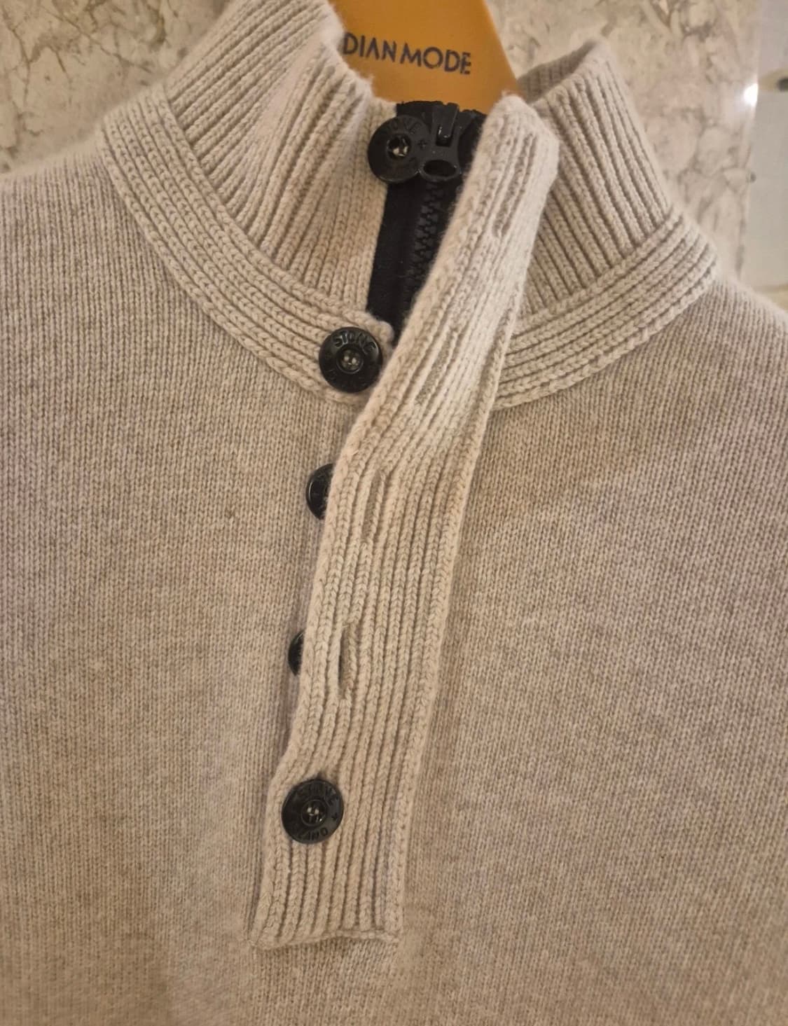 스톤아일랜드 반집업 니트 상품이미지4