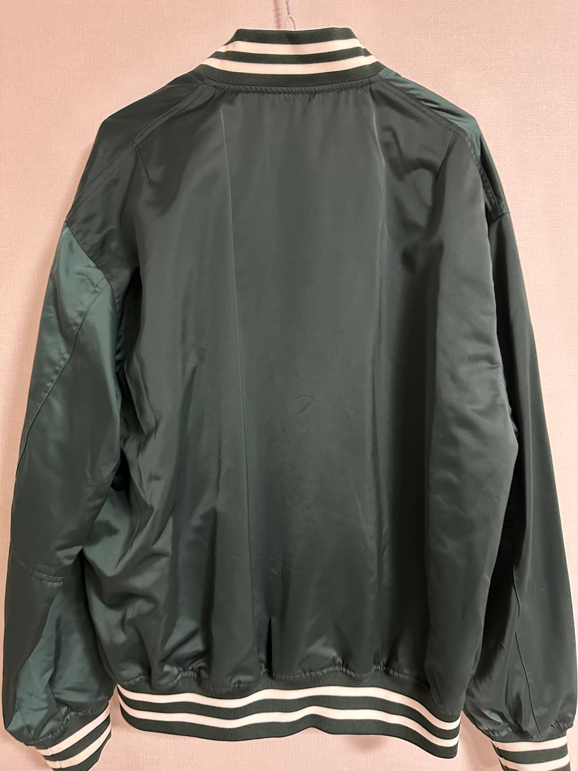 커버낫 C로고 나일론 바시티 자켓 그린 XL 상품이미지4