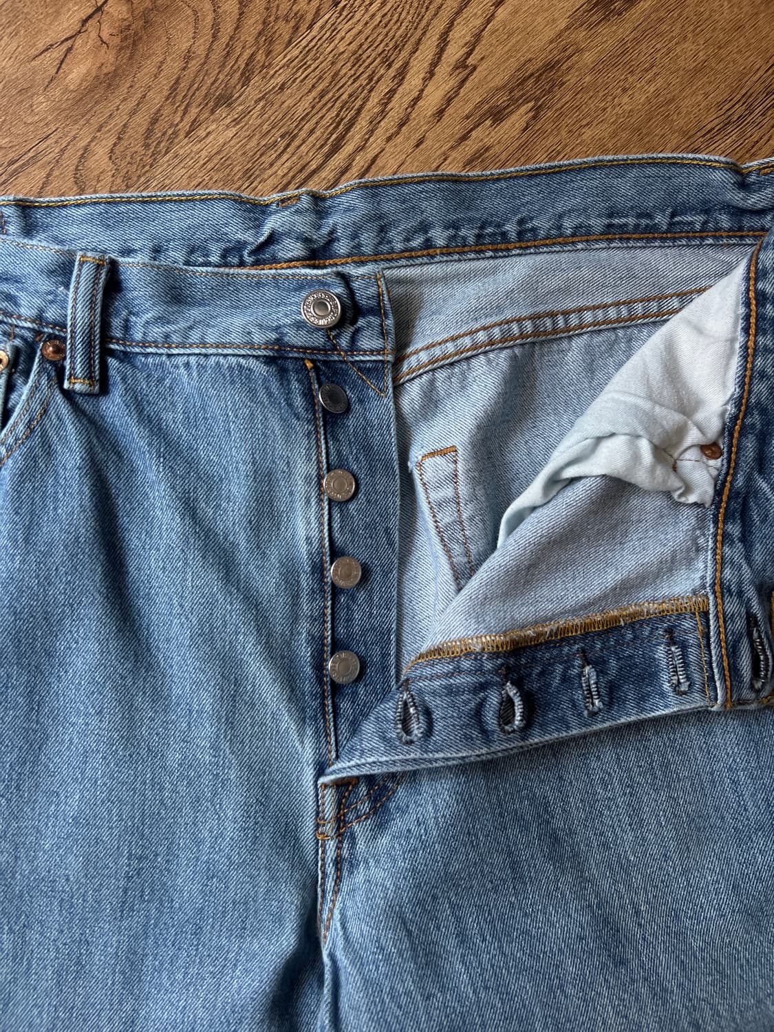 [36]리바이스 501 미디엄블루 데님 팬츠 상품이미지3