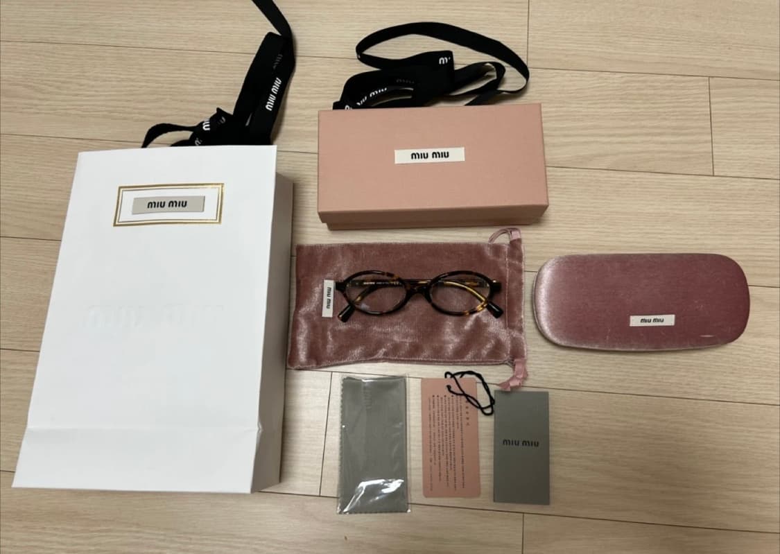 미우미우 리가드 안경 풀박스 VAU-08N 상품이미지6