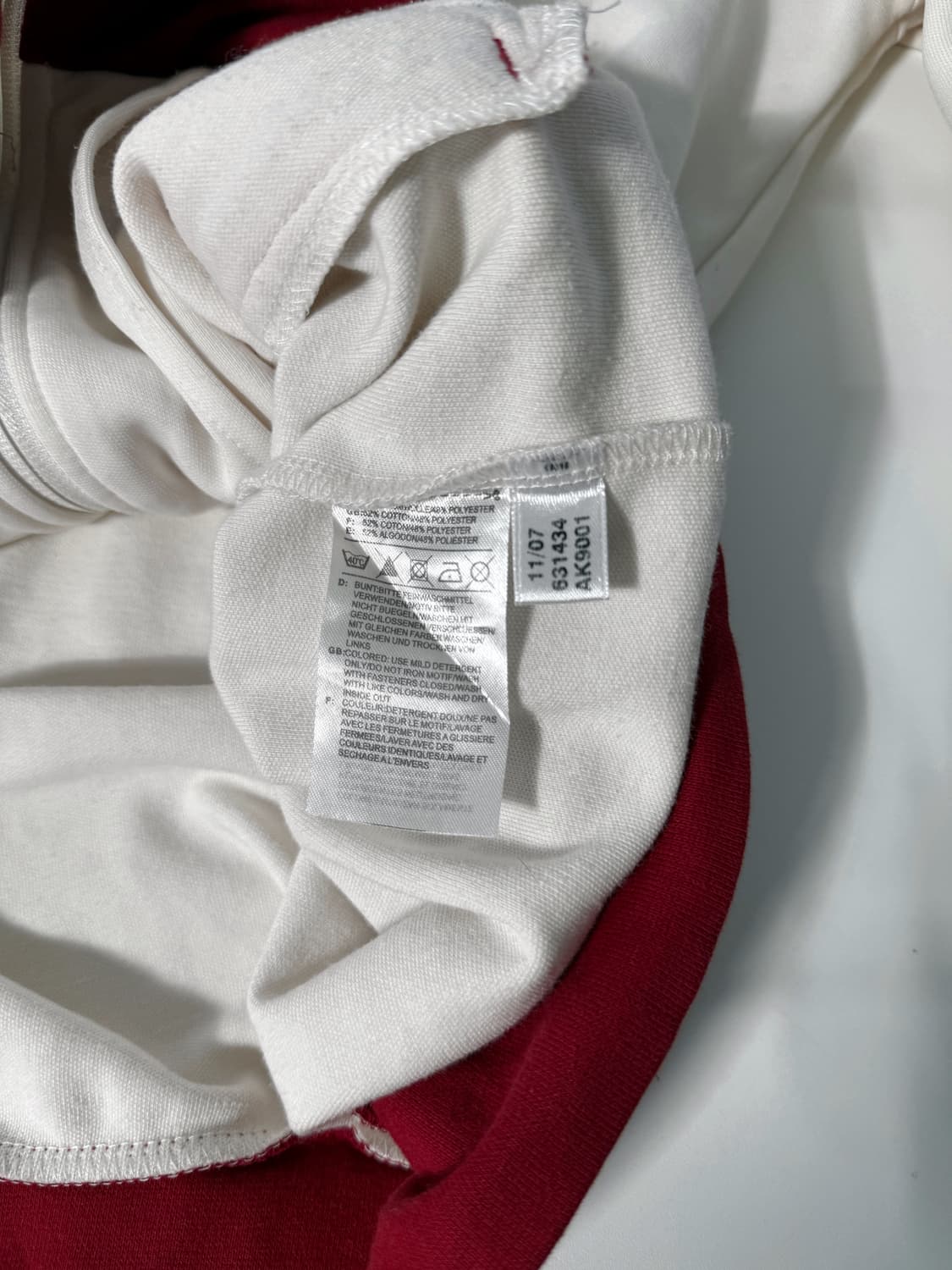 아디다스 루즈핏 재팬 흰빨 파이어버드 트랙 져지 상품이미지5