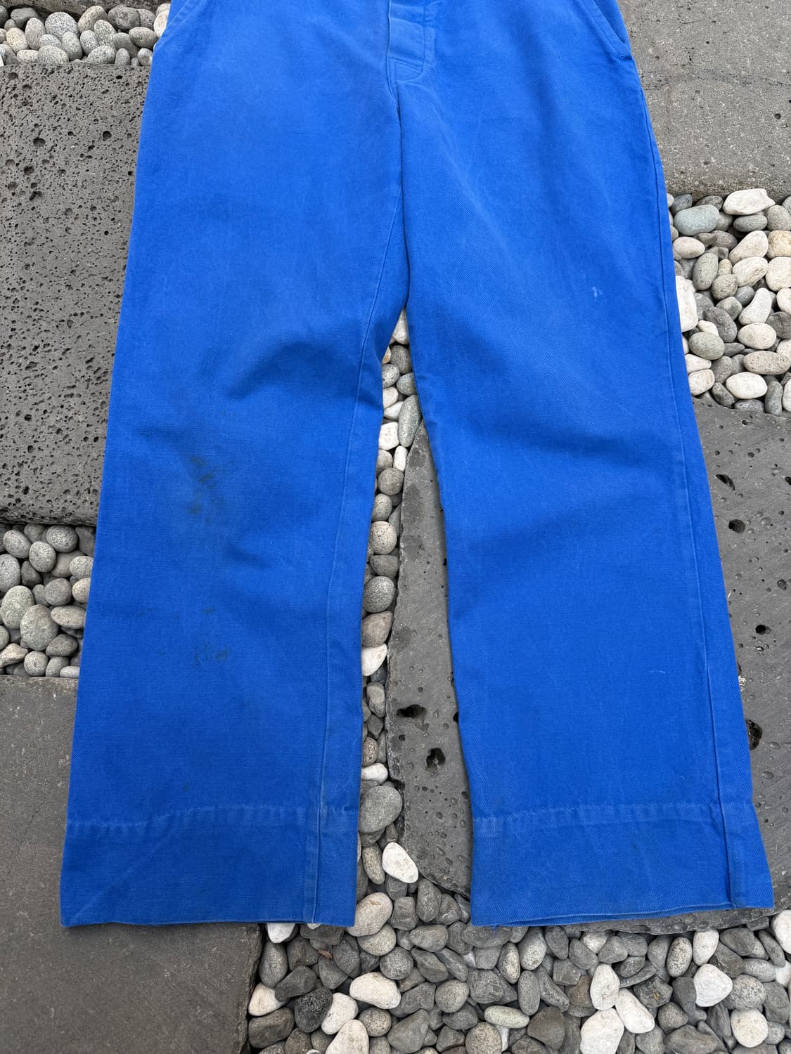 OLD VINTAGE WASHED BLUE FRENCH 프렌치 워크팬츠 상품이미지4