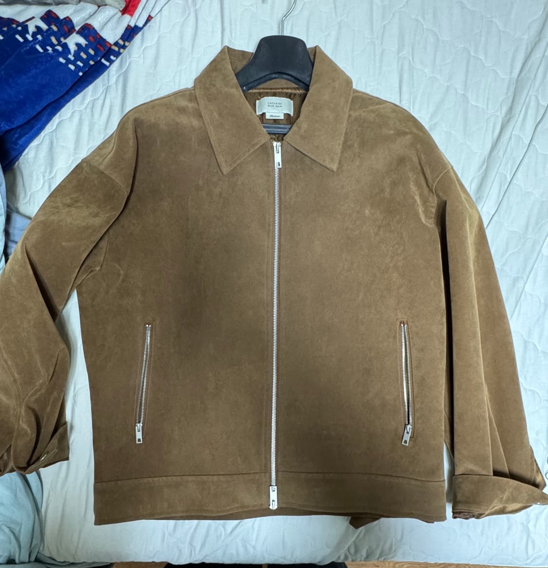 라퍼지스토어 버핑레더 오버핏 블루종 m 상품이미지2