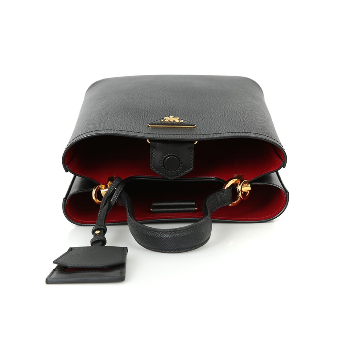 프라다 파니에 두블레 사피아노 토트백 버킷 숄더 1BA212 상품이미지6