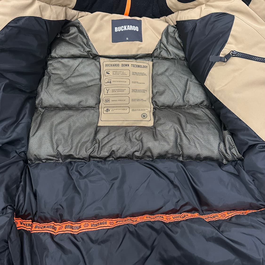 BUCKAROO 버커루 구스다운 패딩 점퍼 90(S) 상품이미지7