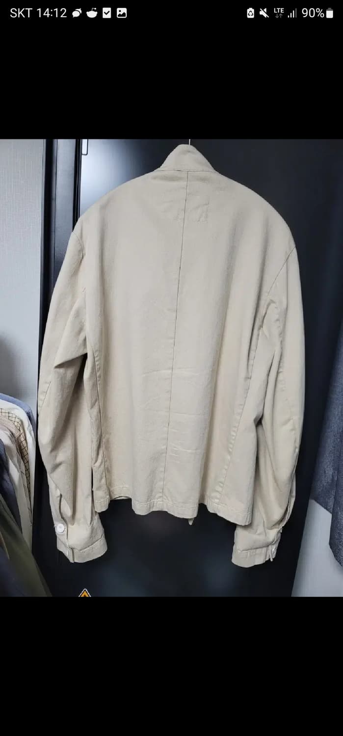 [착샷] 90년대 빈티지 스웨덴군 몰스킨 더블브레스티드 셰프자켓 쿡자켓 상품이미지4