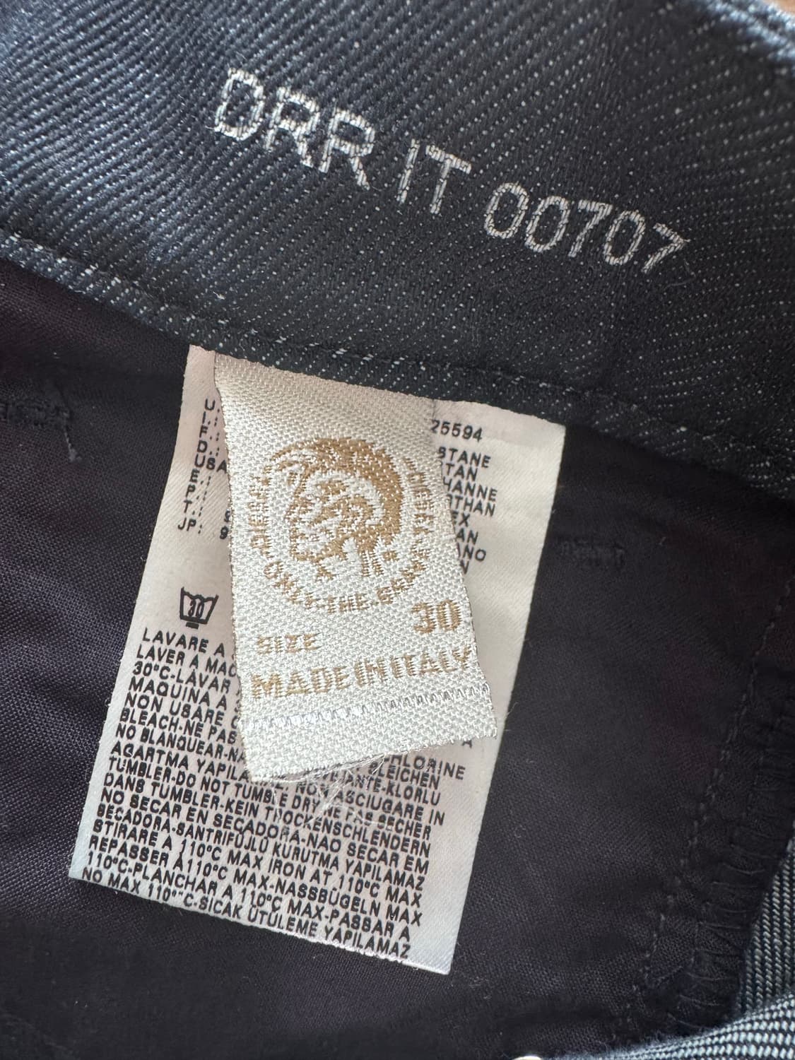 2000s 디젤 와이드 플레어 부츠컷 데님팬츠 상품이미지6