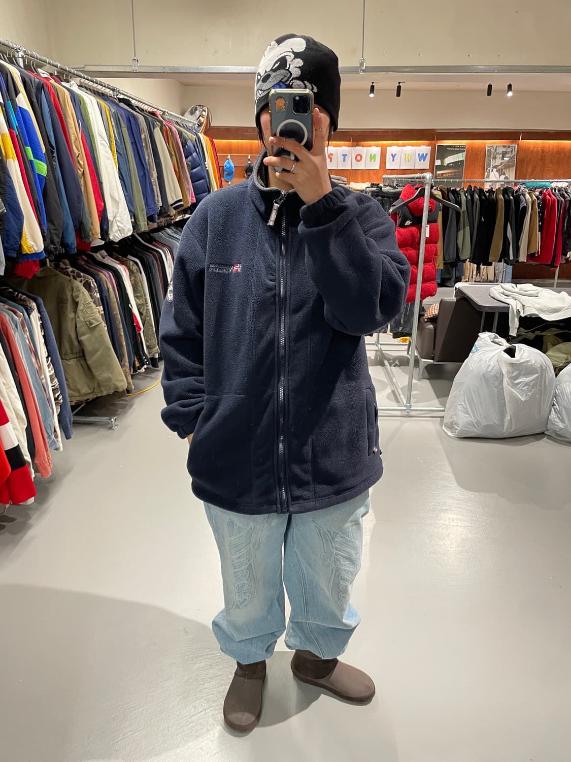 빈티지 플리스 자켓   상품이미지4