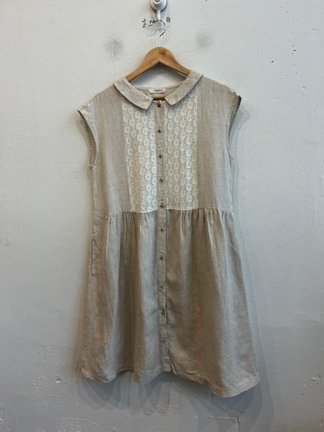 POU DOU DOU 퓨어린넨 원피스 상품이미지1