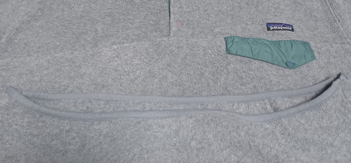 [L-XL] 파타고니아 신칠라 스냅티 올드 모델 그레이 / 블루 그린 상품이미지7