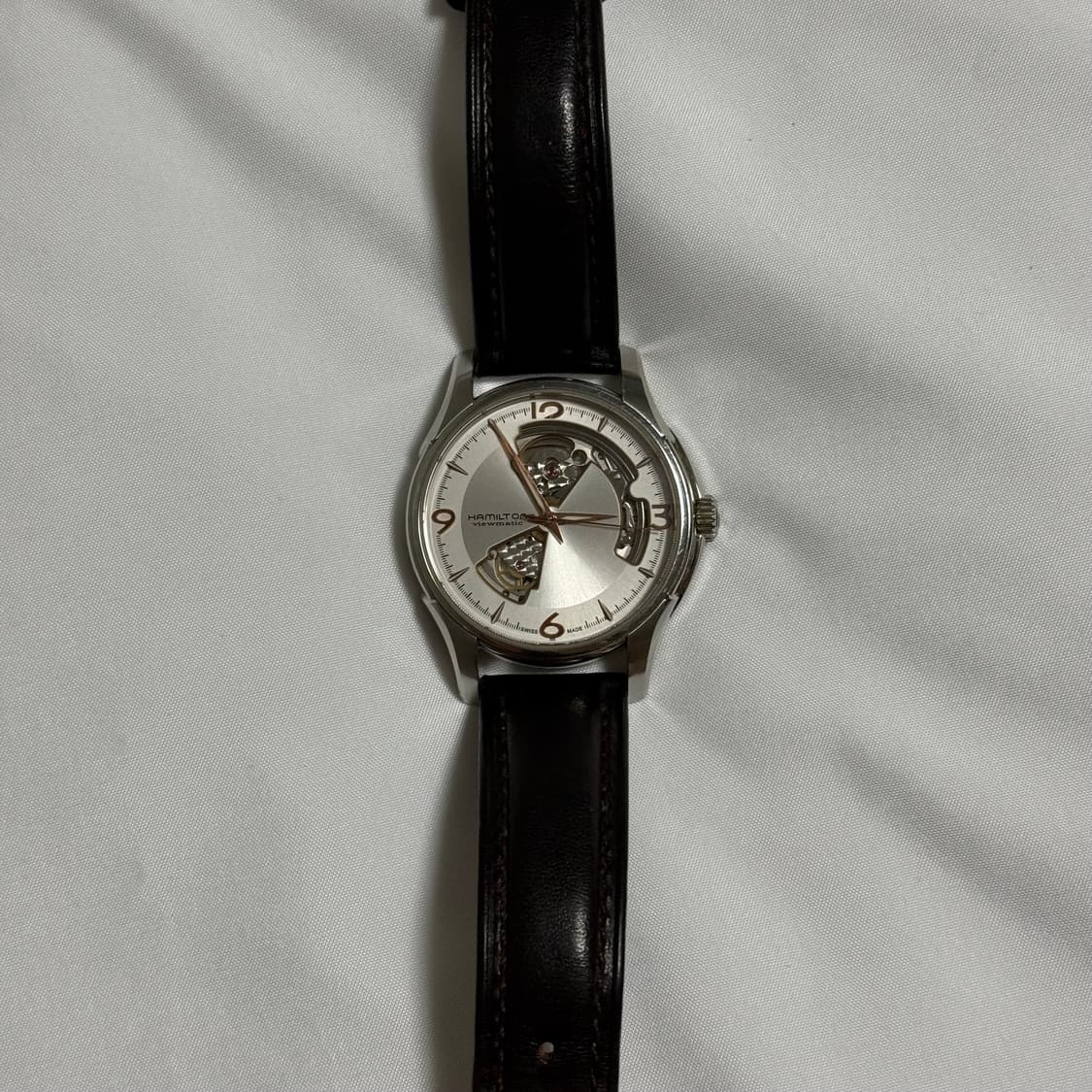 해밀턴 재즈마스터 뷰매틱 오픈하트 (정품, 시계 단품) 판매합니다 상품이미지3