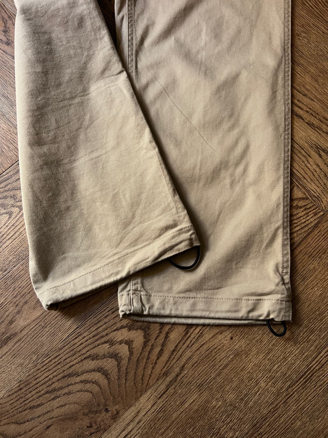 [S]그라미치 X BEAMS 아이보리 밴딩 코튼 팬츠 상품이미지7