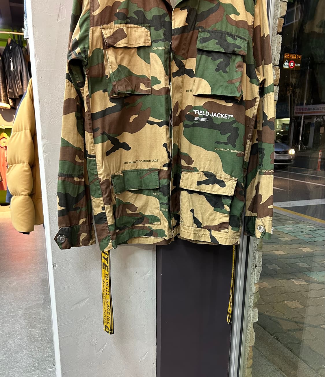 M/ 오프화이트 카모플라주 필드 자켓 상품이미지4