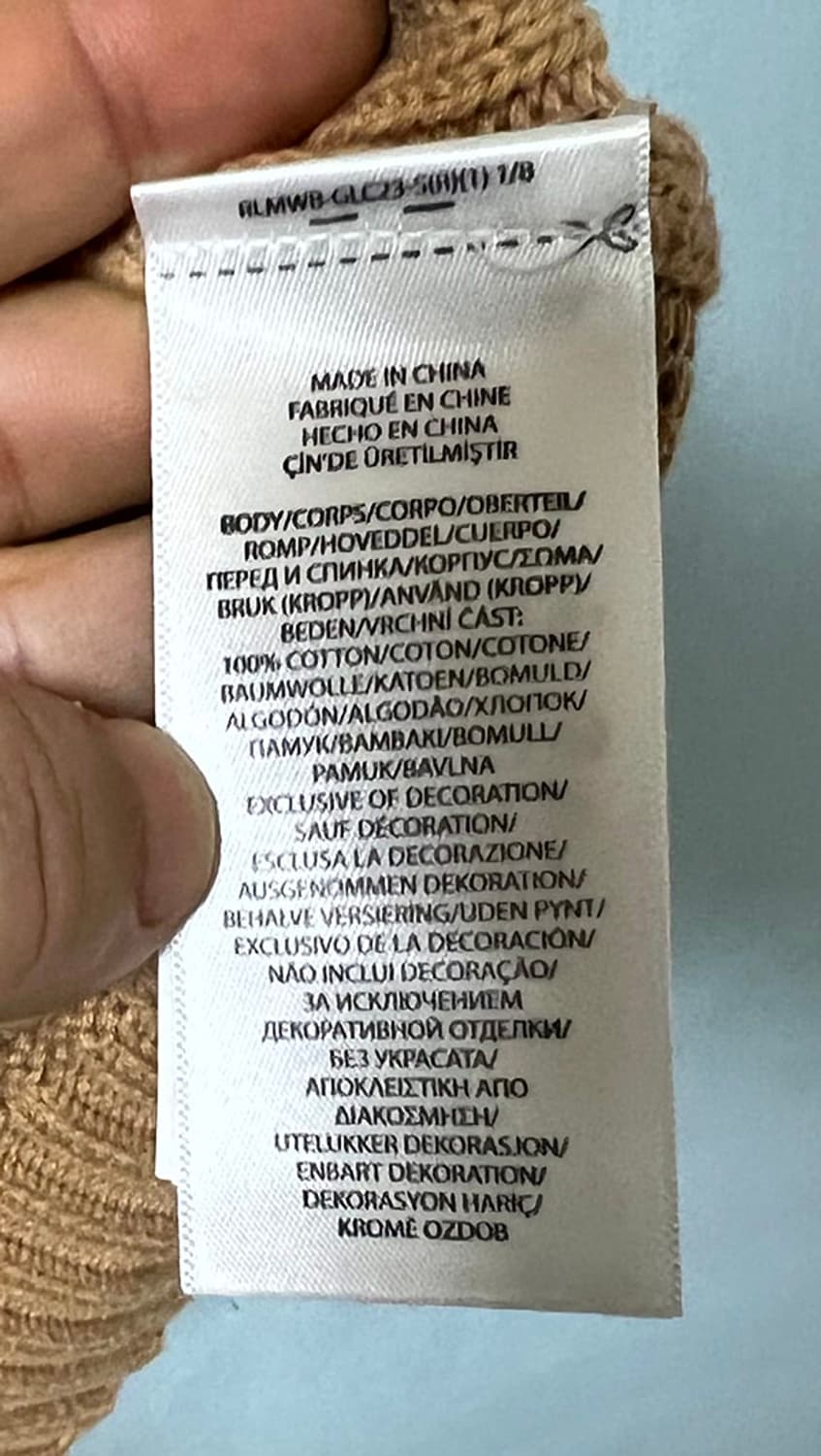 POLO 폴로 여자 꽈배기니트 케이블 반팔 라운드넥 캐주얼 M 95 66 상품이미지6