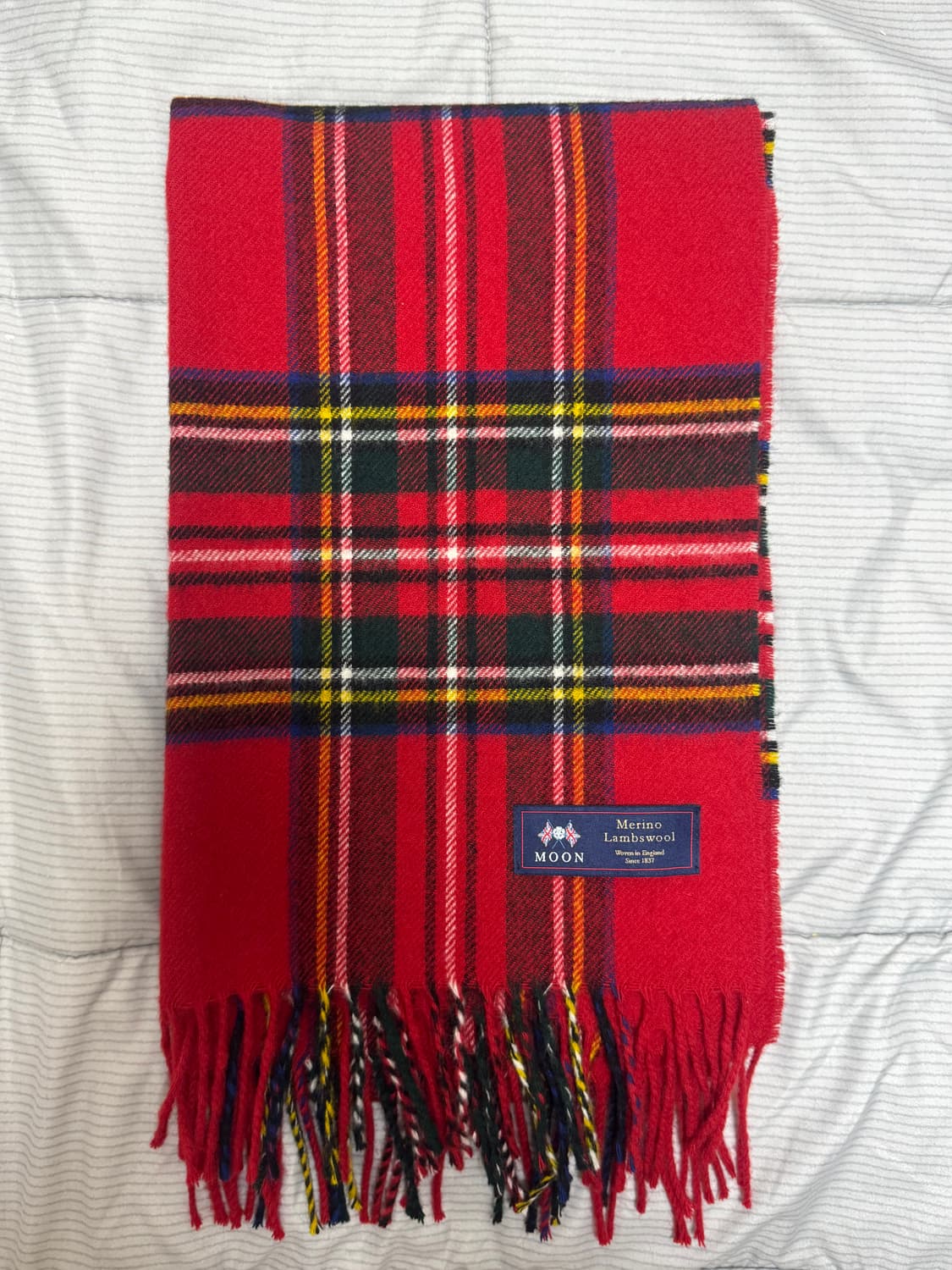 아브라함문 체크 머플러 상품이미지1