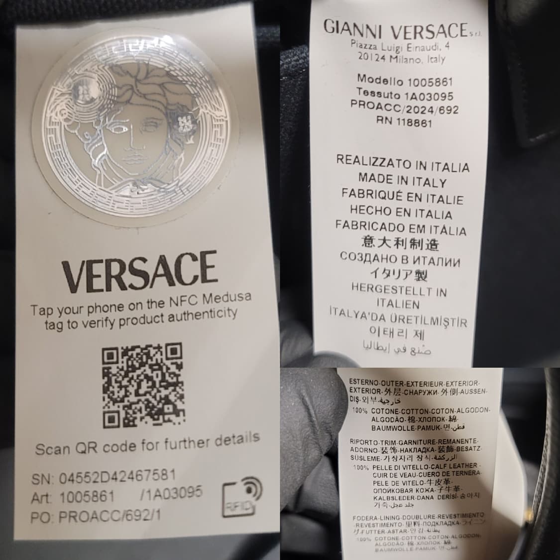 베르사체가방,토트백숄더백(생로랑디올펜디샤넬프라다셀린느버버리고야드루이비통) 상품이미지7