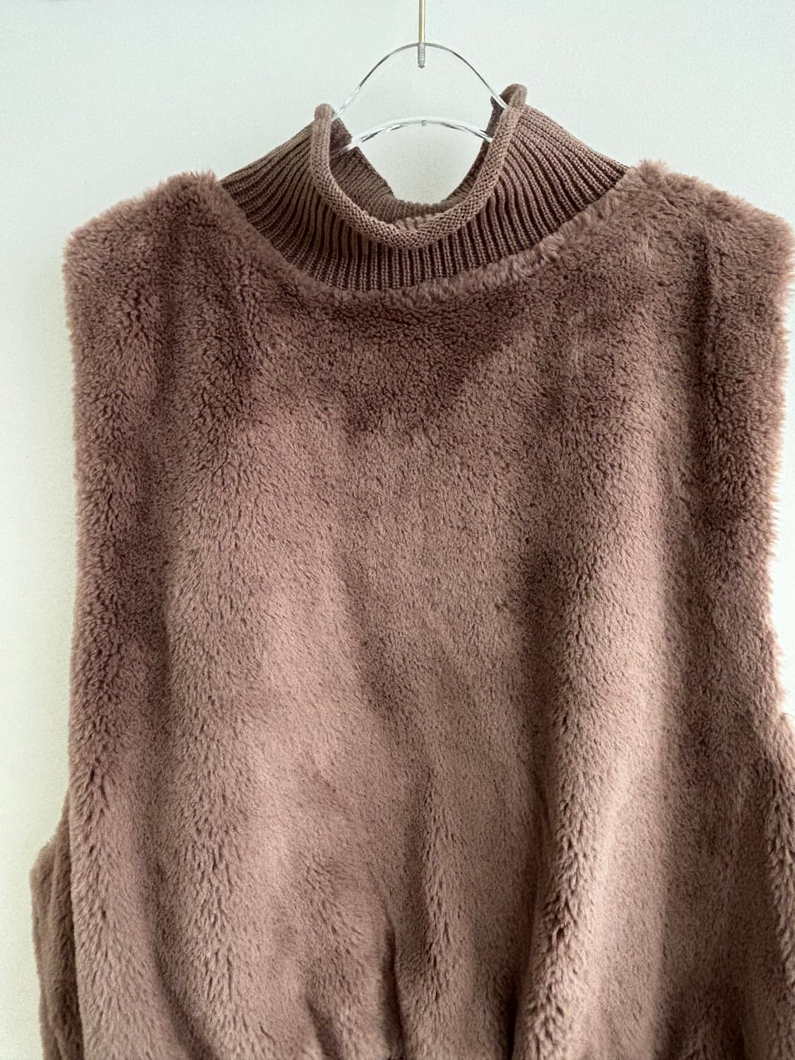 라떼갸루 코코아 퍼 조끼 퍼베스트 상품이미지5