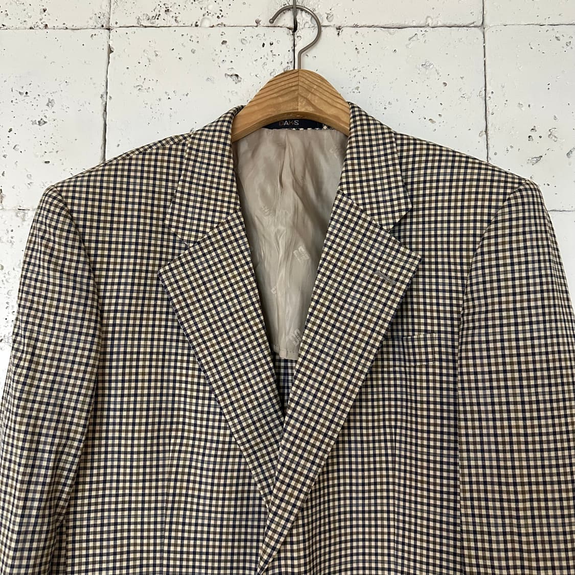 100 닥스 체크 블레이저 상품이미지2