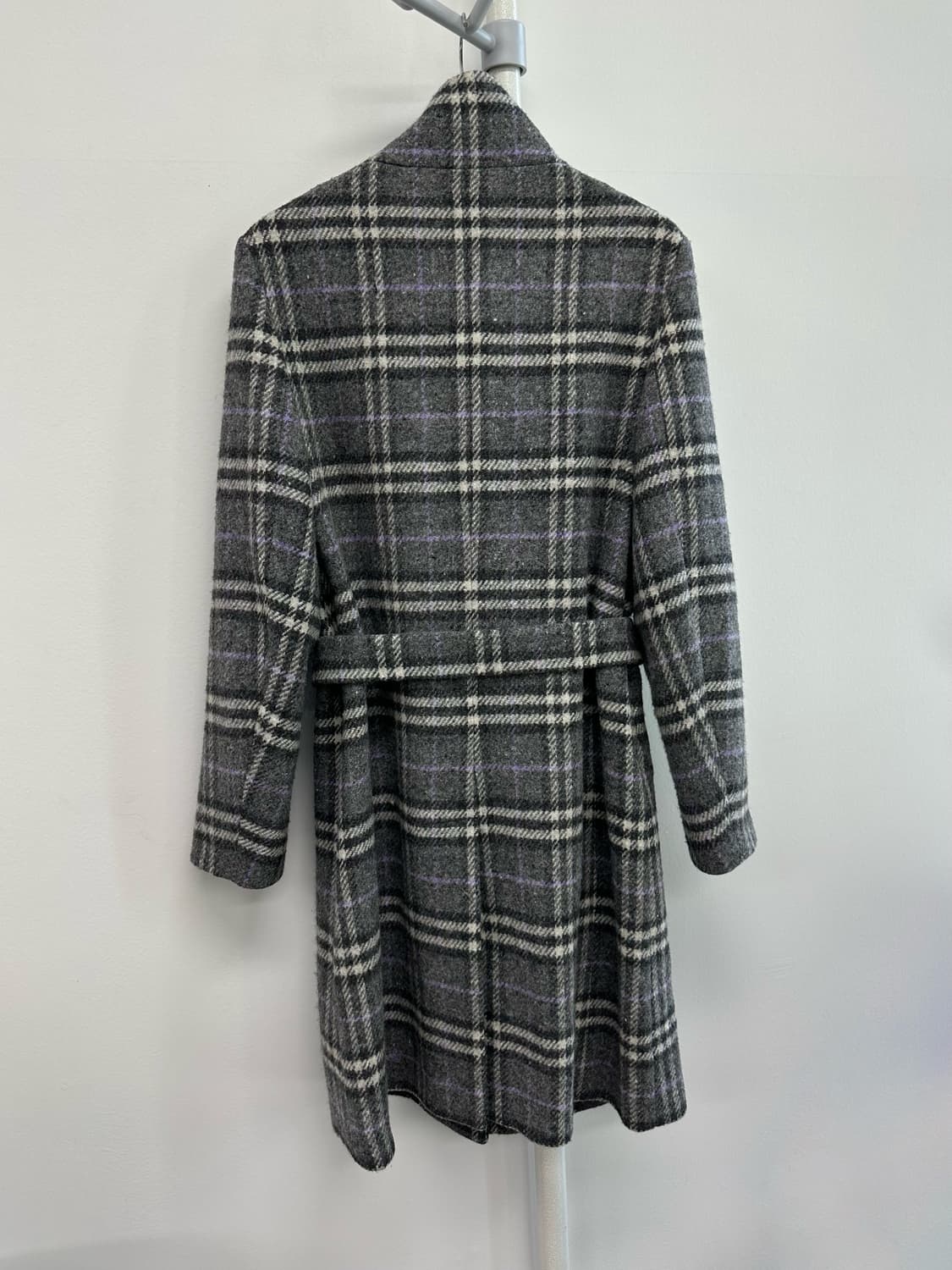 버버리 이태리 노바체크 하이넥 코트 상품이미지8