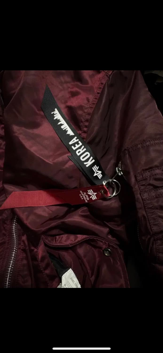 알파인더스트리 ma-1 봄버자켓 s 상품이미지7