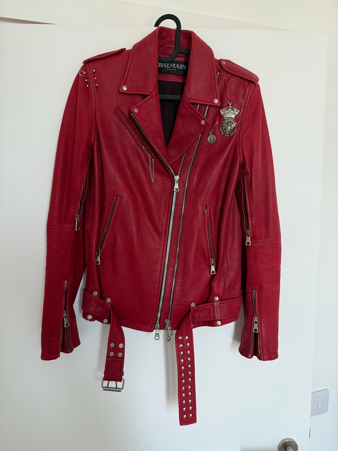 Balmain 2011SS Leather Biker Jacket  상품이미지1