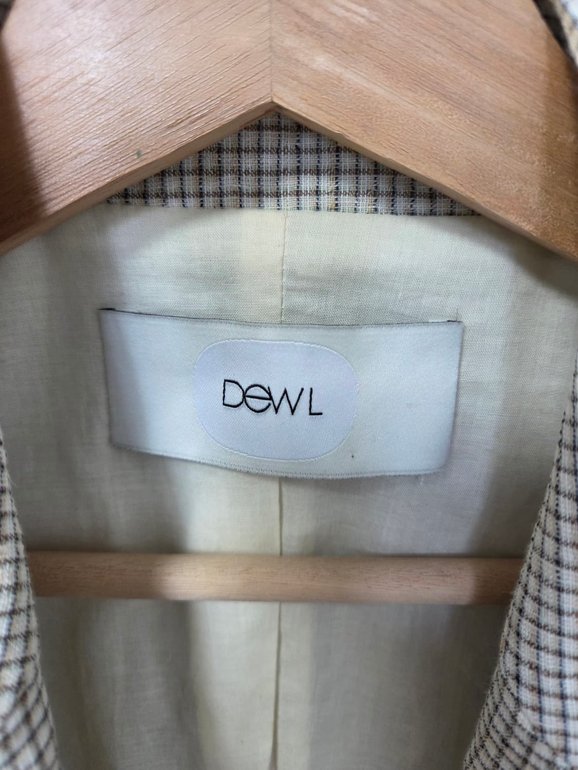 듀엘 마 체크 블레이저 자켓  상품이미지5