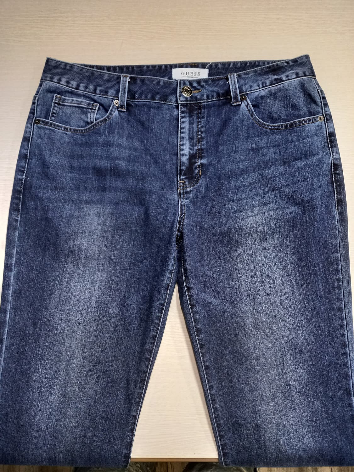 37 GUESS 워싱 스판 일자진 37-139 상품이미지3