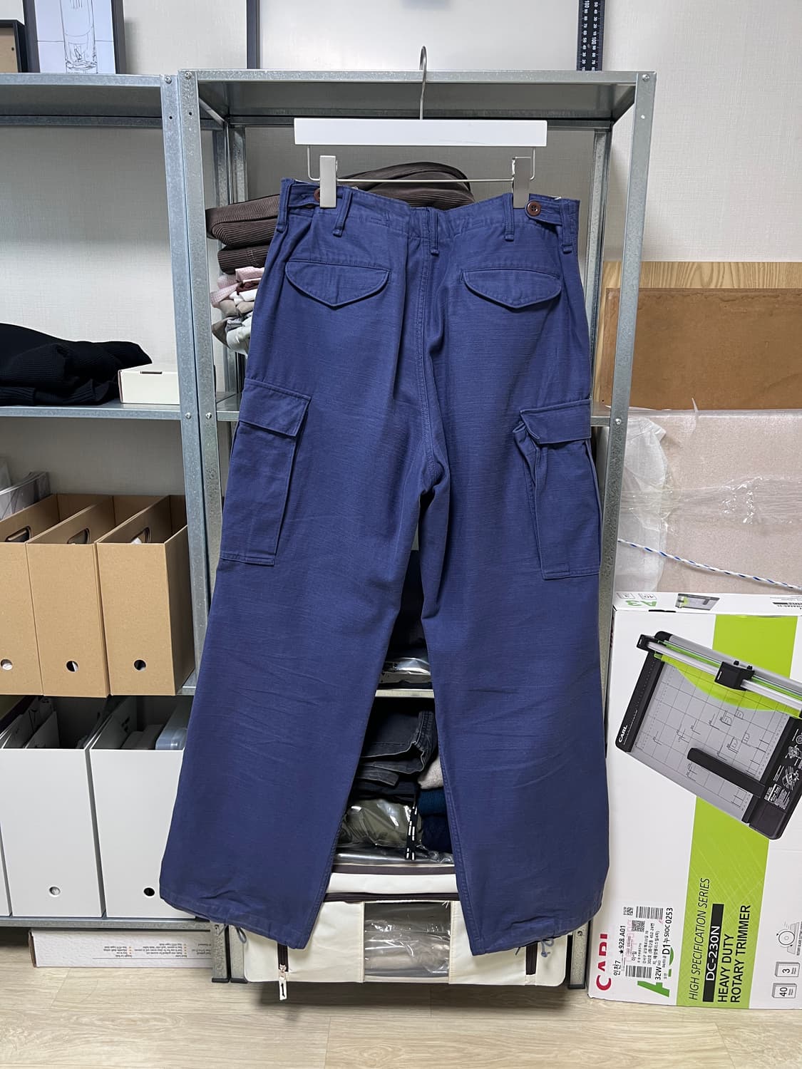 [2] 카키스 C.W 필드 팬츠 페일 네이비 상품이미지3