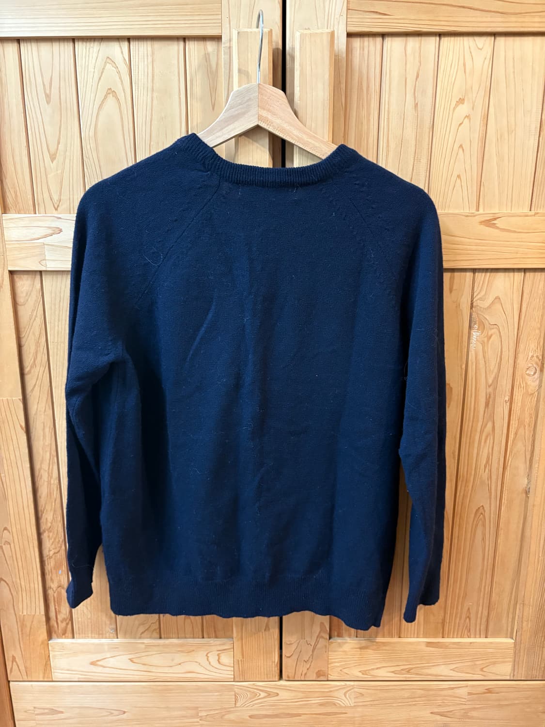 앤더슨벨 LOVE 니트 네이비 상품이미지2