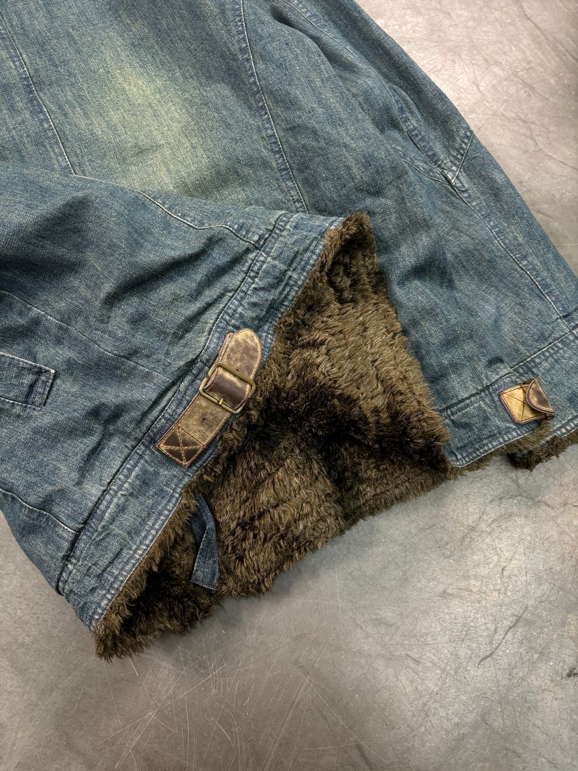 스미스 아메리칸 데님 무스탕 자켓 상품이미지5