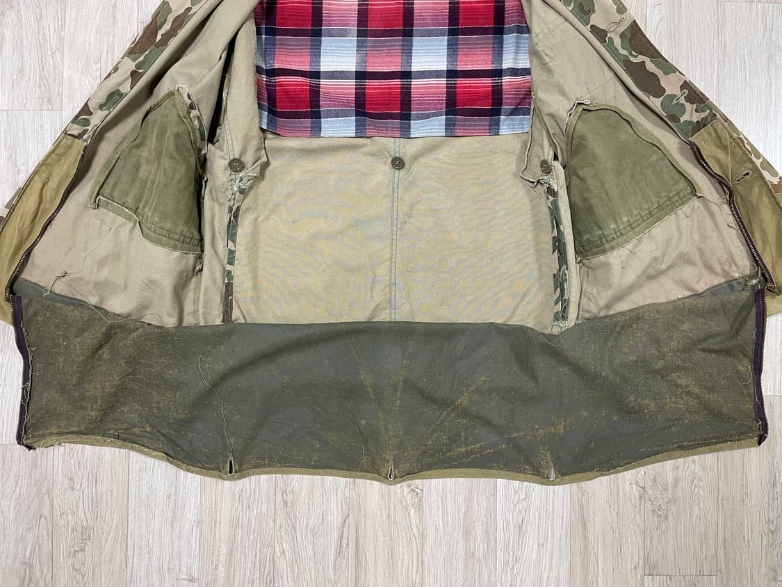 105~110) 60's 레드헤드 덕카모 코듀로이카라 헌팅자켓 상품이미지8