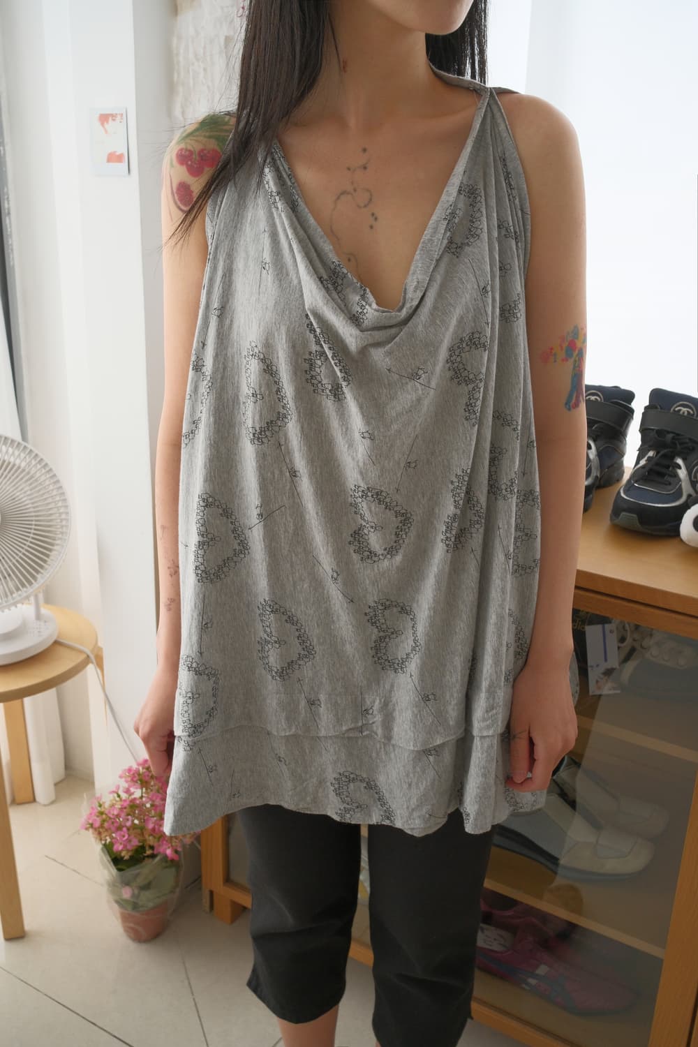 Draped sleeveless  상품이미지2