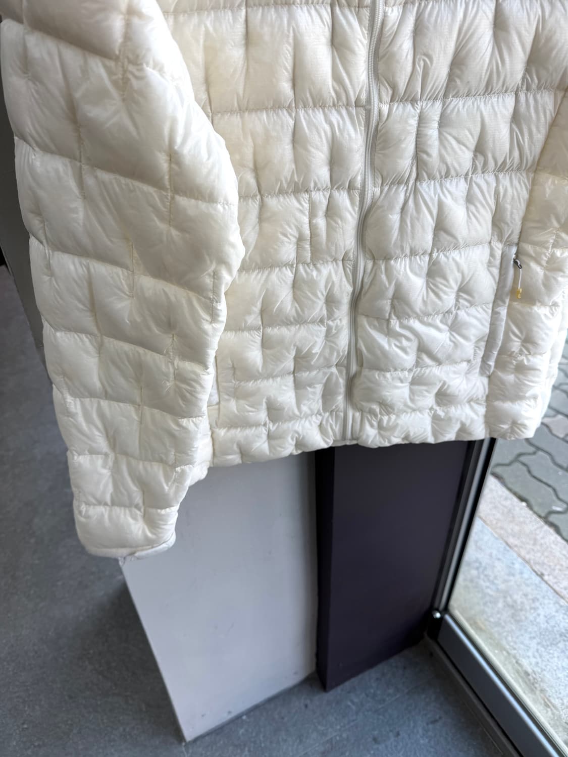 L/ 몽벨 13FW 플라즈마 EX1000 경량 패딩 크림 상품이미지5