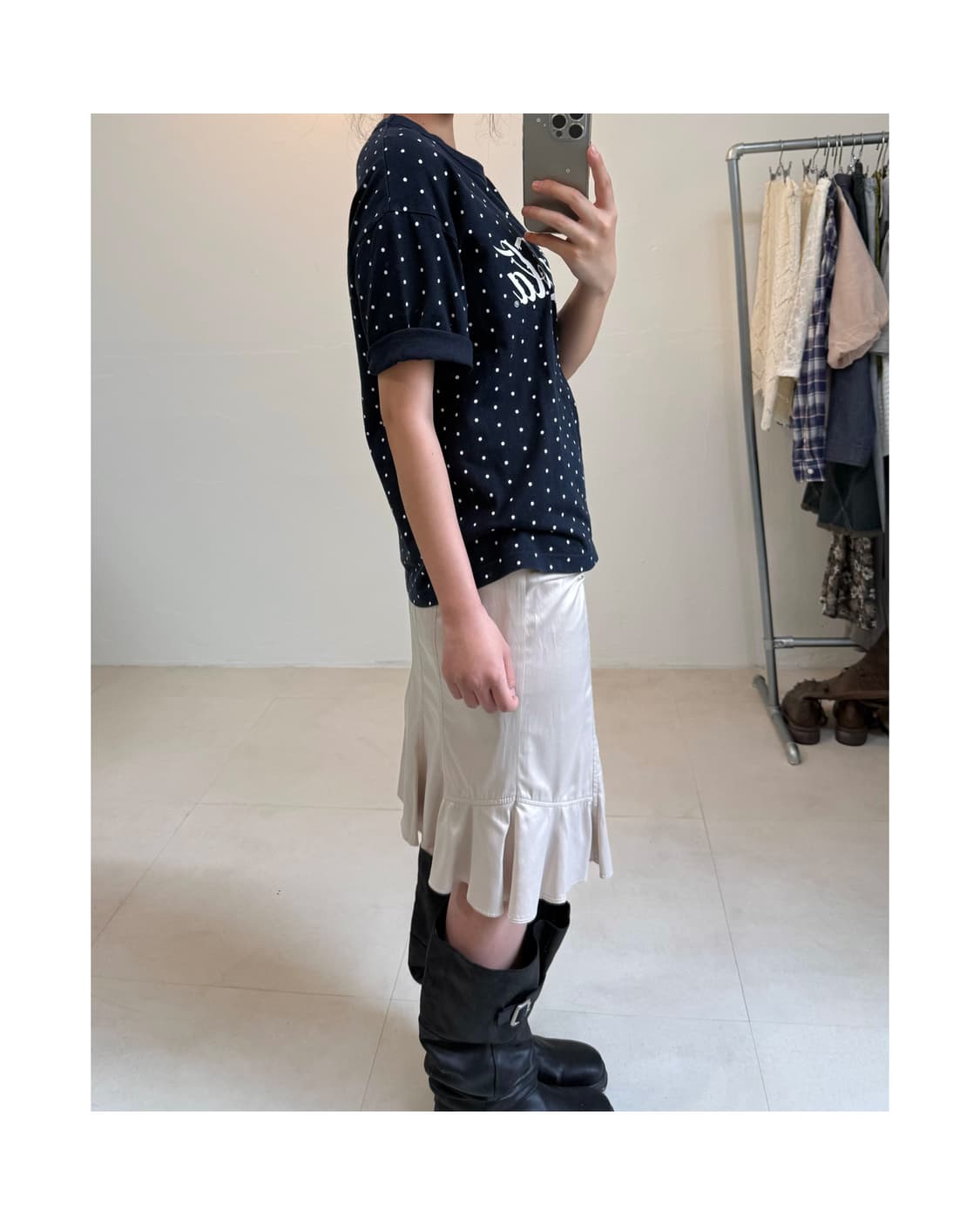 Gu x cocacola 도트 반팔티 상품이미지2