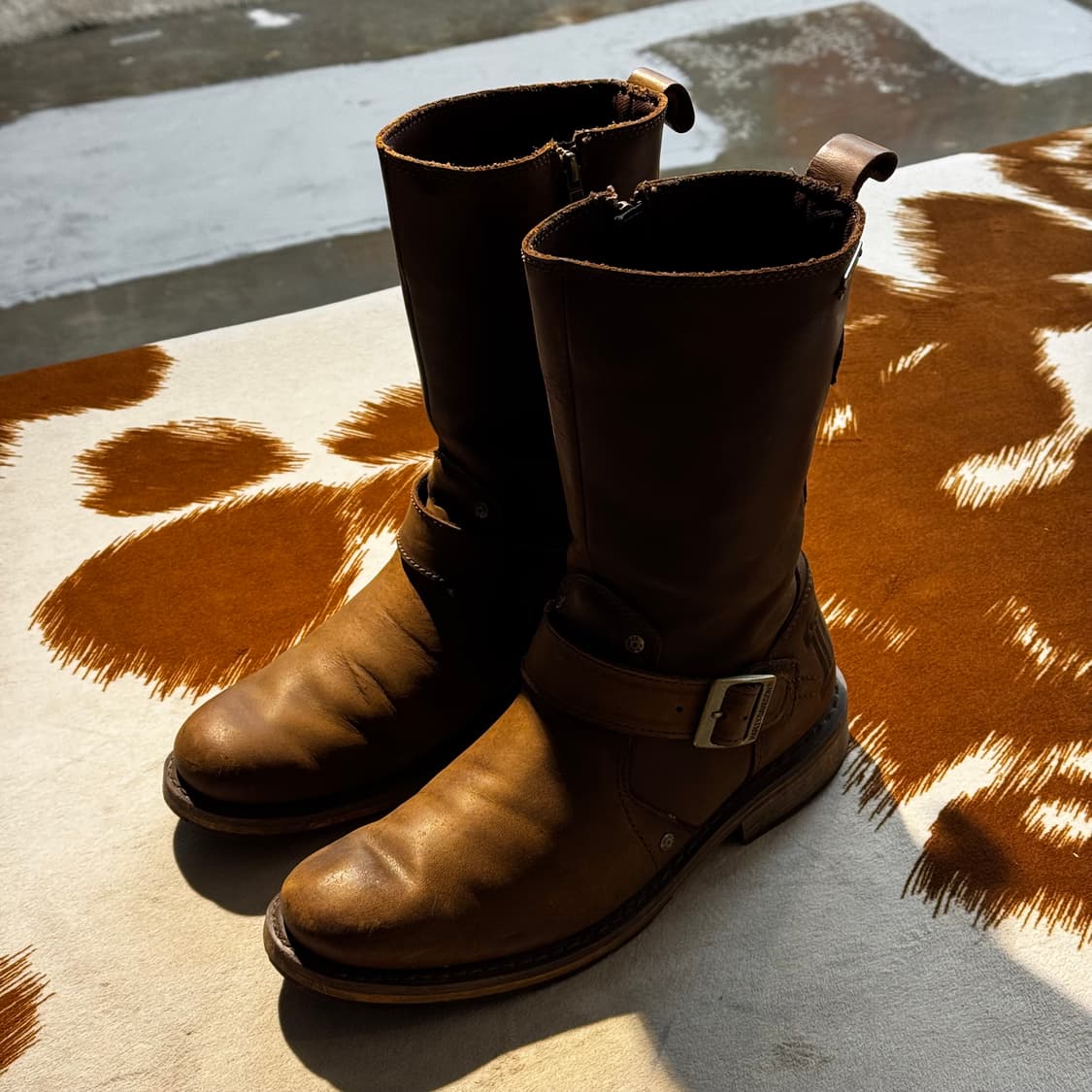 할리데이비슨 엔지니어드 부츠 (270) 브라운 상품이미지3