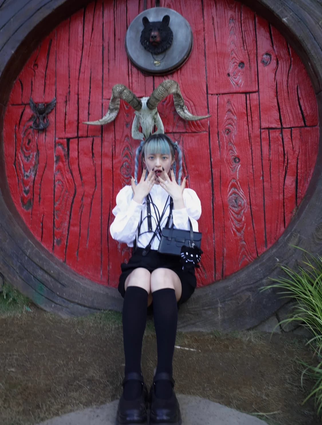 느와케이 니노미야 컬렉션 서스팬더스 바지 NEW S 상품이미지4