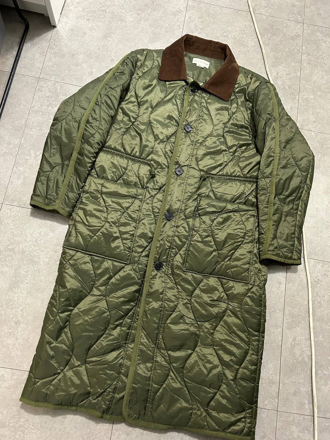 라퍼지스토어 오버사이즈  다운 퀼팅 패디드 롱 자켓   상품이미지10