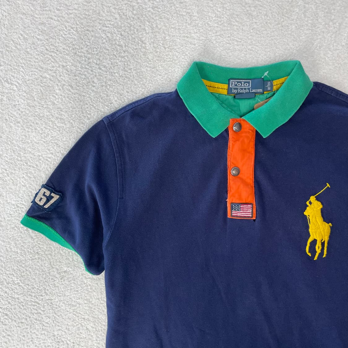 폴로랄프로렌 빅포니 성조기 반팔 카라티  상품이미지3