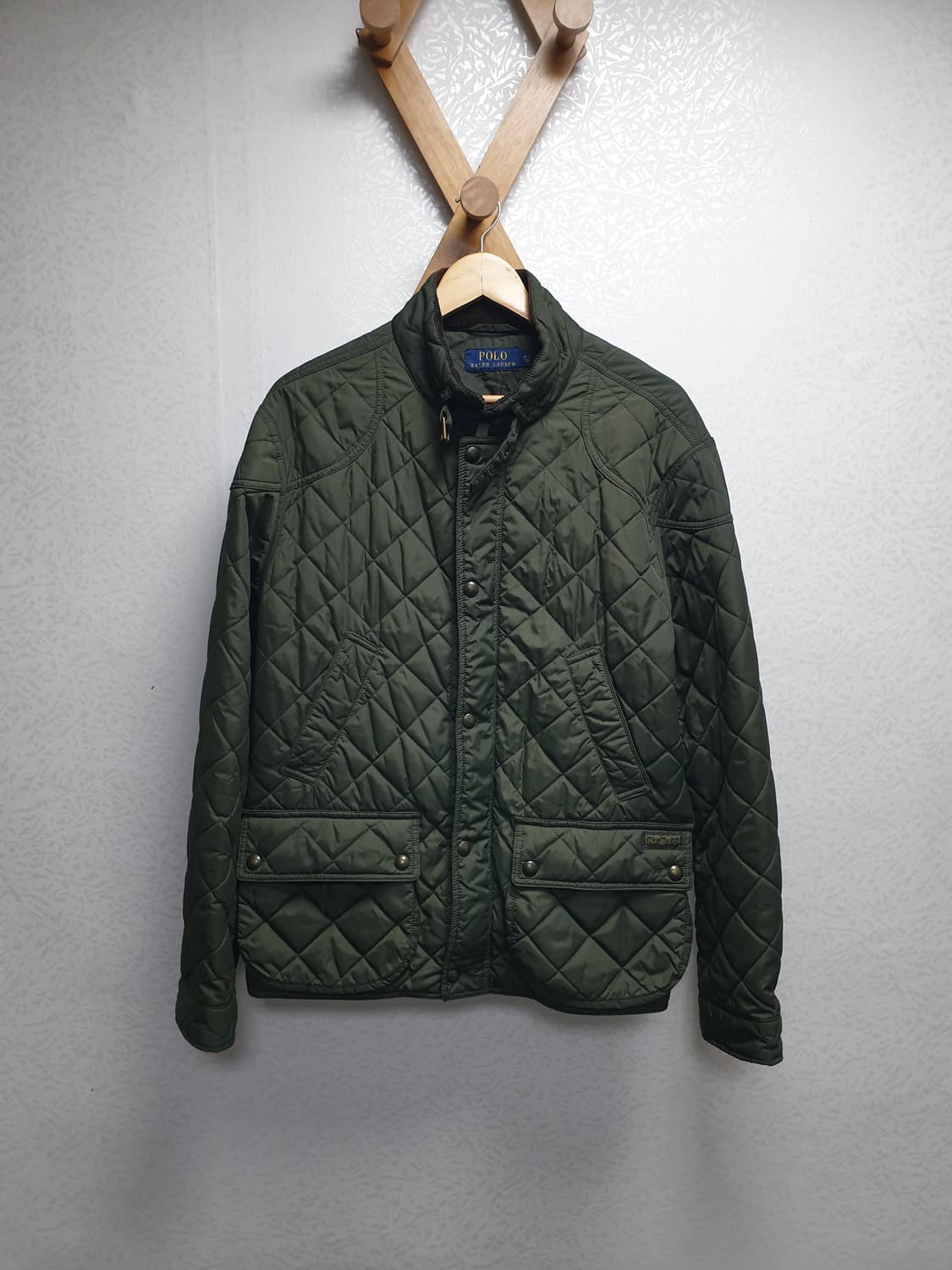 [xl/105/정품] 폴로 랄프로렌 퀼팅자켓 카키 상품이미지1
