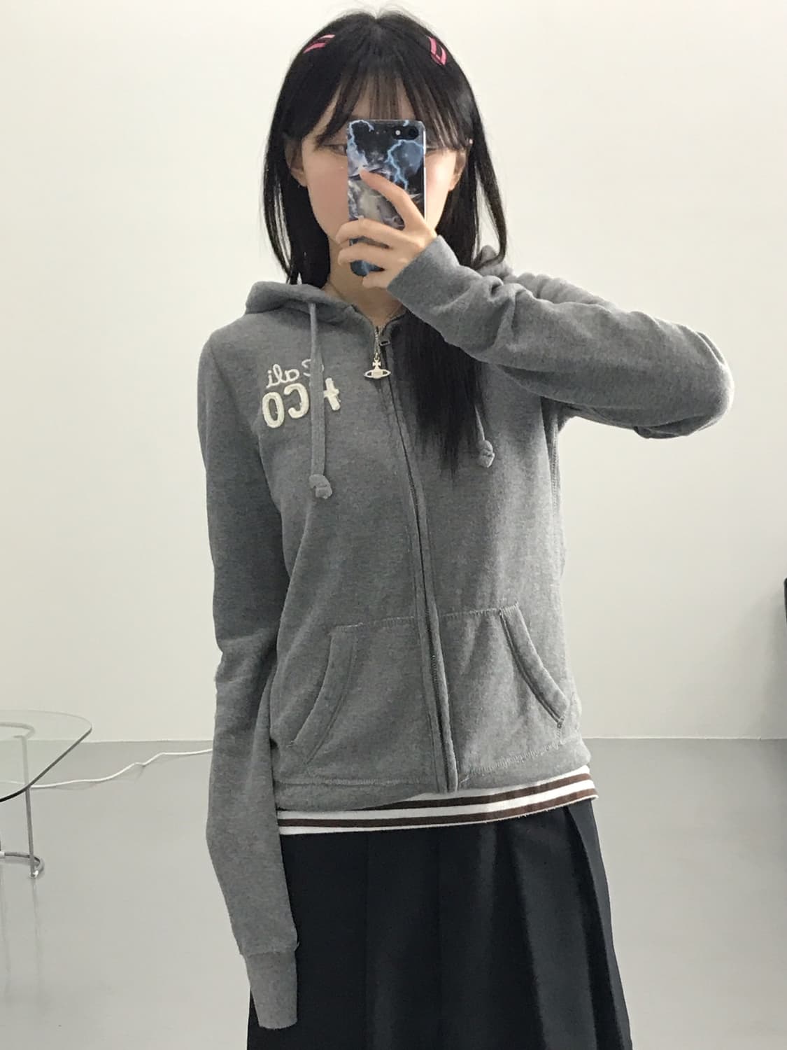 Hollister Cotton Zip Up Hoodies 상품이미지1