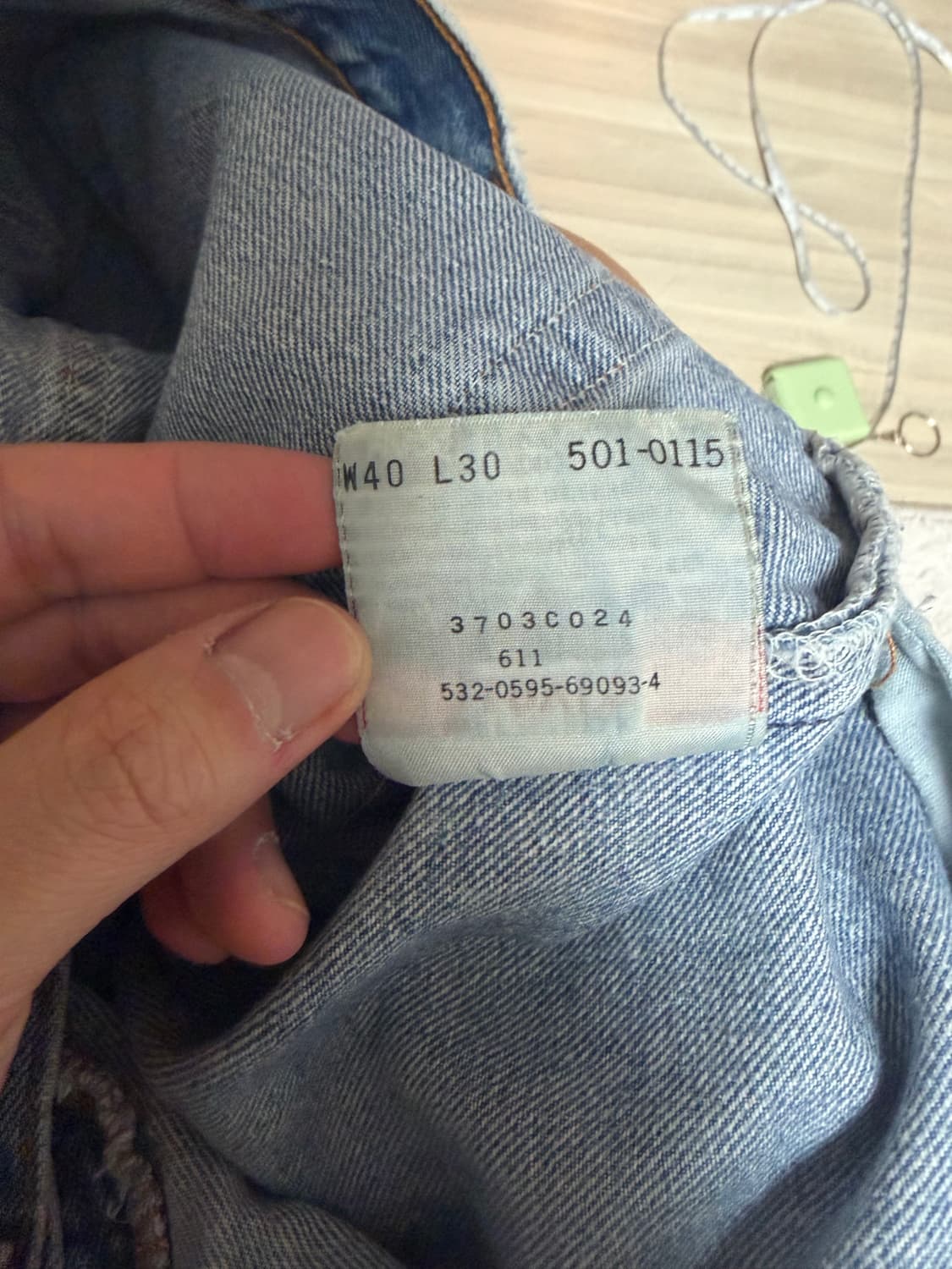 빈티지 90s 리바이스 levis 501 made in usa 상품이미지5