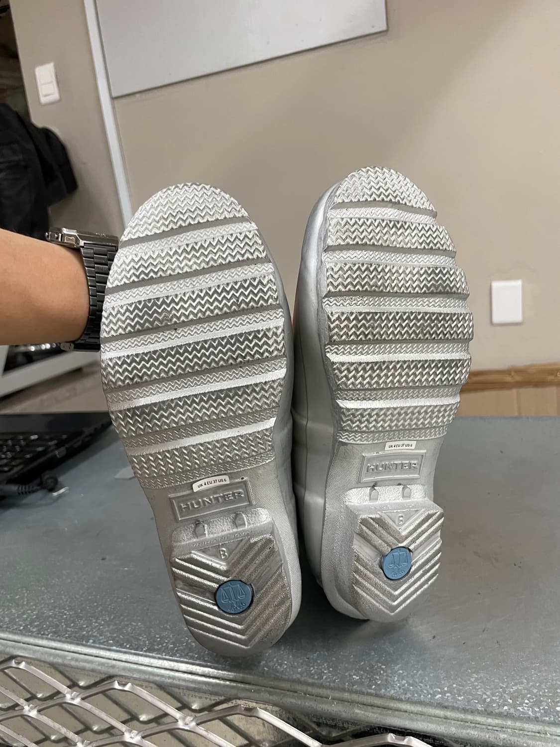 헌터 오리지널 숏 레인부츠 실버 230 (gr-4322) 상품이미지6