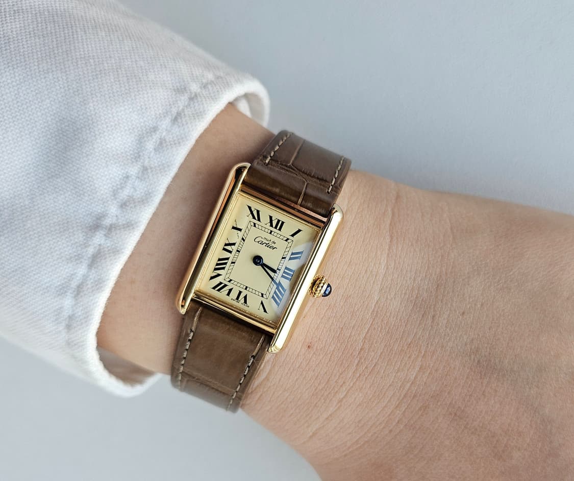 까르띠에 빈티지 탱크머스트 스몰 쿼츠 상품이미지7