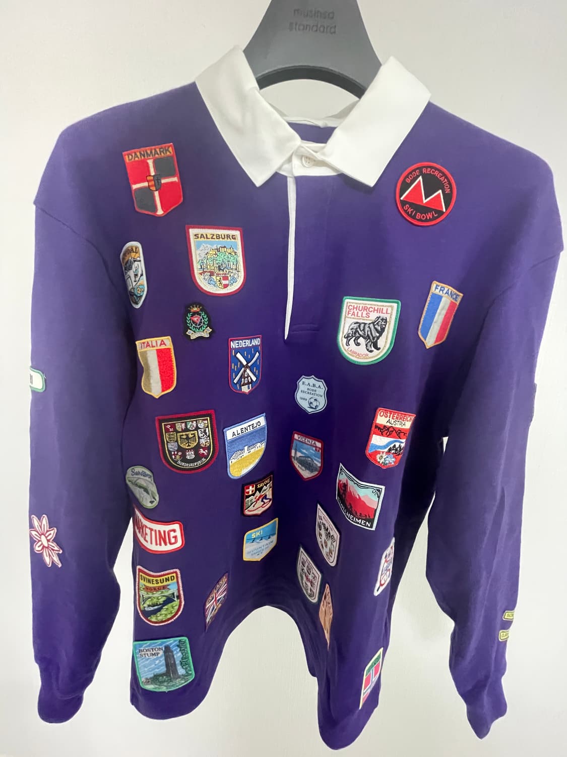 Bode patch polo shirts 판매 상품이미지3