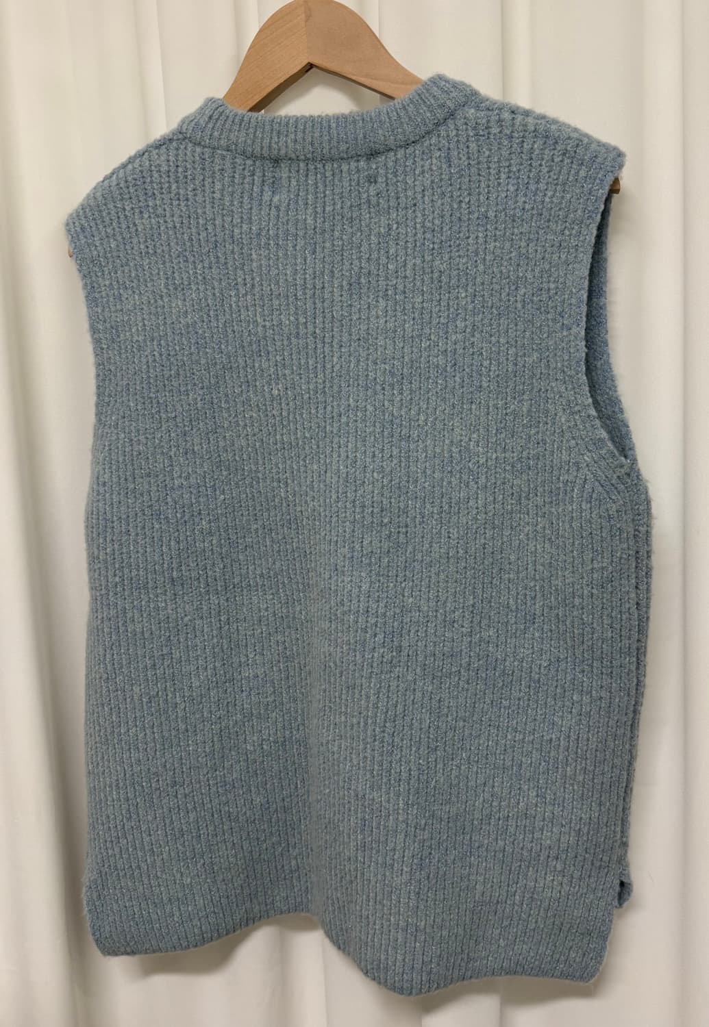 피그먼트 니트 베스트 포켓 조끼 상품이미지9