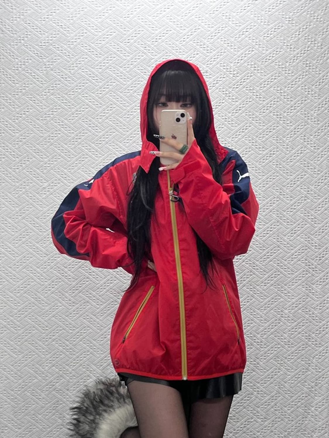 푸마 올드스쿨 레트로 아스날 유니폼 바람막이 자켓 L C10458 상품이미지2