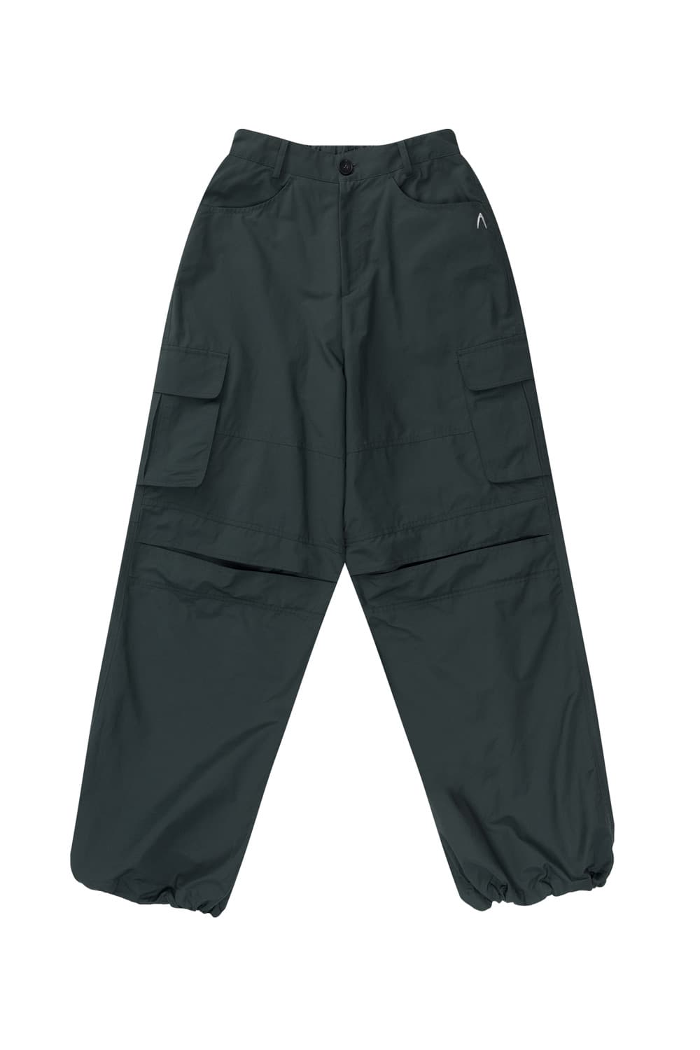 아캄 니 슬릿 스트링 카고팬츠 바지 그린 2 상품이미지3